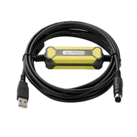 Câble de programmation PLC Mitsubishi USB-SC09-FX d'origine pour les séries FX0N/FX1N/FX2N/FX0S/FX1S/FX3U/FX3G, 4*0,5 mm, noyau en cuivre pur