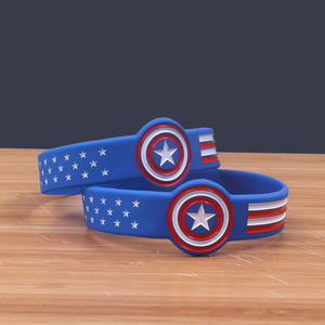 Joli bracelet comique Bracelets en silicone pour enfants Cadeau de fête de la famille Bandes de poignet de fitness parent-enfant - Product Image 3