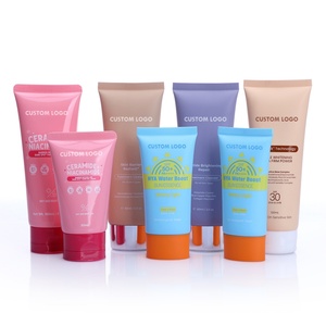 Conteneur cosmétique personnalisé par le fabricant, tube souple de 150 ml, 200 ml, 250 ml, tube de lotion solaire, tube en plastique vide, emballage à presser - Product Image 1
