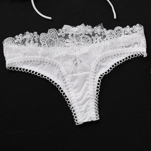 Hochwertige Frauen Sexy Dessous Aushöhlen <span class=keywords><strong>2</strong></span> Stück Unterwäsche Set Weiße Spitze Korsett Dessous Exotisch - Product Image 4
