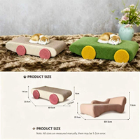 Cama para Gatos en Forma de Auto - Sofá Suave y Acogedor para Mascotas, para Descansar y Jugar, Duradero y Antideslizante