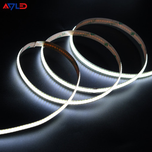 New design COB CCT LED Strip Lights Cut any length 2700K+6500K Super Bright 24V Flexible 576Leds Dual White cob led strips - Product Image 5