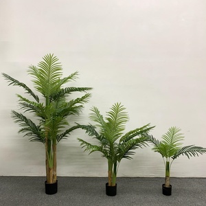 Palmier <span class=keywords><strong>Areca</strong></span> Artificiel, Faux <span class=keywords><strong>Dypsis</strong></span> Lutescens avec Feuillage Plumeux pour la Décoration Intérieure de la Maison et du Bureau, Plusieurs Tailles - Product Image 3