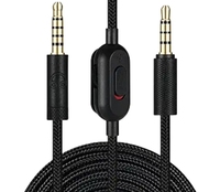 Câble audio pour écouteurs de remplacement 2M G233 pour casque de jeu Logitech Wired G433 G Pro G Pro X Cordon auxiliaire fonctionne sur Xbox One PS4 PS5