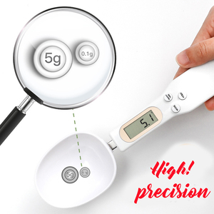 Sử Dụng Nhà Bếp Quy Mô 500G 0.1G Điện Tử Gram Trọng Lượng Điện LCD Hiển Thị Thực Phẩm Trọng Lượng Đo Kỹ Thuật Số Muỗng Quy Mô - Product Image 3