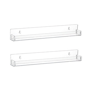 Trong suốt Acrylic kỷ lục giá treo tường sơn móng tay lưu trữ Tạp Chí hiển thị giá hình ảnh cuốn sách treo tường giá - Product Image 3