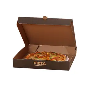 Fabricantes tamaño personalizado rojo rectangular pequeño 13 "13 pulgadas 15 pulgadas 33x33 mini embalaje Embalaje cartón caja de pizza para alimentos