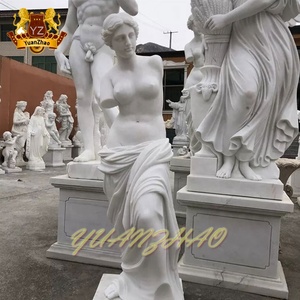 Decorazione esterna a grandezza naturale Sexy statua di marmo di venes nuda scultura donna nuda statua di marmo per la vendita - Product Image 3