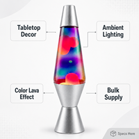 Lampe à lave colorée à brancher, veilleuse en paraffine 110V/230V, style moderne et minimaliste pour chambre à coucher, décoration intérieure et cadeau de fêtes
