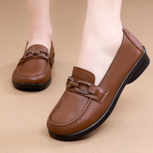 Nouvelles ballerines plates pour femmes âgées, style printemps-été 2025, confortables, antidérapantes, semelles plates légères - Product Image 6