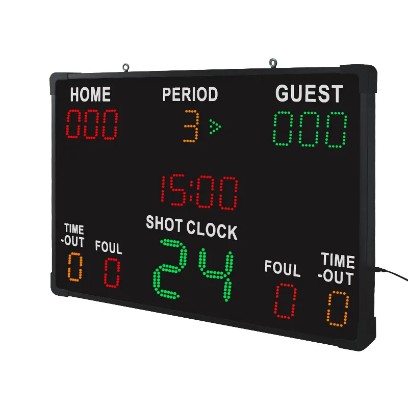CHEETIE CP43 Big Sale Multifunctional Single Face Basketball Scoreboard Digital Football Scoreboard