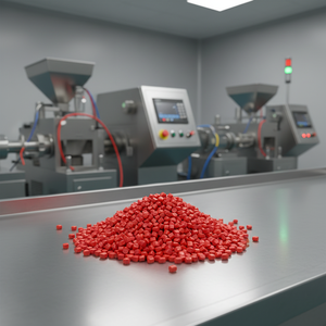 Masterbatch Rosso per Supporti di <span class=keywords><strong>Estintori</strong></span> in Plastica - Product Image 1