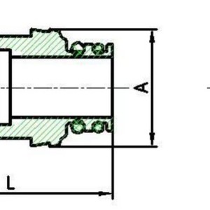 Conector Recto de Latón Serie Airship 17 M16X1.5F para Línea de Combustible de Vehículos Pesados - Product Image 2