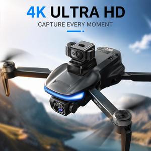 (Nuevo) Dron GPS Plegable L105 para Principiantes con Luces LED, Cámara Dual, Control Remoto FPV, Plástico ABS, Transmisión de 5KM - Product Image 1
