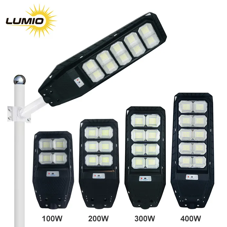 High Quality Outdoor Solar Powered Road Lamp Ip65 Waterproof 100watt 200watt 300watt 400watt Solar Led Street Light
