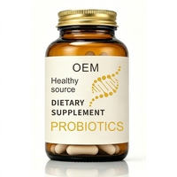Complément alimentaire probiotique à formule personnalisée OEM, emballage personnalisé disponible, 60 capsules, poids net 120g