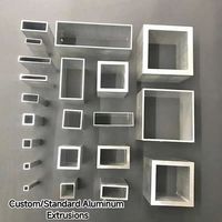Tube carré en alliage d'aluminium anodisé 6061 6063, usinage CNC, pliage, soudage, profil, livraison rapide d'usine