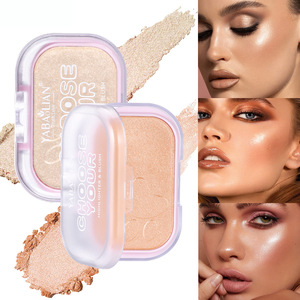 Iluminadores de Maquillaje al por Mayor, Marca Privada, Polvo <span class=keywords><strong>Iluminador</strong></span> Brillante, <span class=keywords><strong>Iluminador</strong></span> Rosa, Paleta Individual con Logotipo - Product Image 2