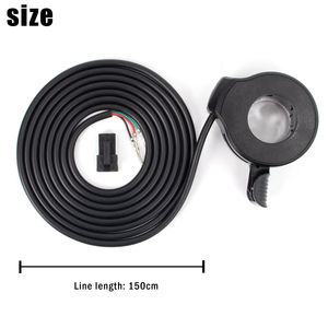 Accélérateur à <span class=keywords><strong>pouce</strong></span> pour vélo électrique 130X étanche 3 broches Contrôle <span class=keywords><strong>de</strong></span> vitesse du vélo électrique Accélérateur 24V/36V/48V/60V/72V Pièces - Product Image 4