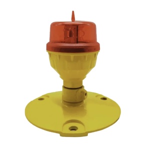 IP65 impermeabile a bassa intensità LED ostacolo aviazione luce rossa fari costanti con ago a prova di uccello - Product Image 5