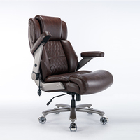Chaise de directeur Président-directeur général Chaise de bureau tournante de luxe Big boss Brown Executive Office Chair Furniture