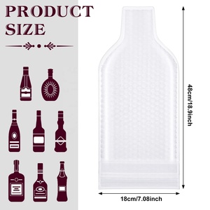 Bolsas protectoras reutilizables para vino, funda de PVC a prueba de fugas, Protector para botellas de vino - Product Image 5