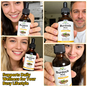 Gotas Líquidas de Raíz de Bardana SOLOTREE, Suplemento Dietético Herbal Natural, Tintura de Extracto de Raíz de Bardana para la Salud de la Piel de Mujeres y Hombres - Product Image 5