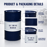 Huile moteur diesel haute performance Kunlun CD-4 15W40 10W30, lubrifiant fiable pour camions et engins de construction