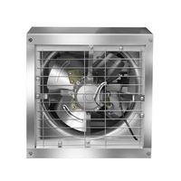 Extracteur d'air industriel de type boîte murale, taille variable 220v/380v, ventilateur d'extraction de ventilation de serre de ferme, vente en gros