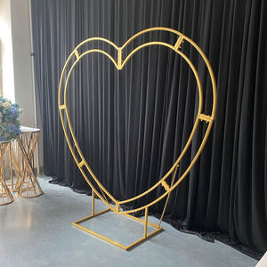 Arco de Boda Modelo <span class=keywords><strong>LEXI</strong></span> 007, Soporte de Flores de Metal Dorado de Lujo Moderno, 200 cm, Fácil de Montar, Decoración de Alta Calidad, Superventas - Product Image 3