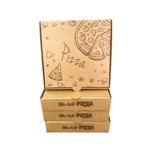 Cajas de Pizza Corrugadas al por Mayor para Llevar y Entregar, Cajas de Embalaje para Pizza con Logotipo - Product Image 3