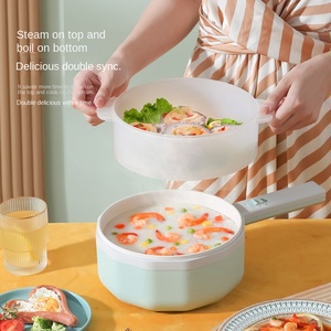 Cocina eléctrica portátil redonda octogonal de mango largo 110V 220V con revestimiento interior de esmalte de cerámica y PP para uso doméstico y hotelero - Product Image 5