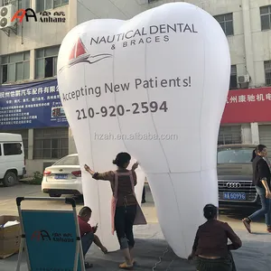 Outdoor Exhibit Advertising Human Body Medical Tooth Inflatable Model