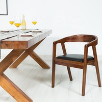 Chaise en bois massif nordique, meubles en chêne d'Amérique du Nord, chaise d'ordinateur confortable, chaise Hiroshima, chaise de salle à manger en bois massif