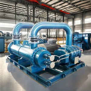 Souffleur industriel à haute pression à double étage 11 kW 15 CV Roots Pd Blowers Tri Lobe Silencer électrique 380 V pour gaz - Product Image 4