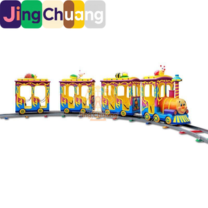 Tren Giratorio de Fibra de Vidrio para Parques de Atracciones y Lugares Turísticos al Aire Libre, Equipo de Diversión Infantil, Tren Turístico - Product Image 5
