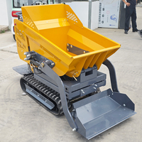 Schnelle Lieferung Mini Dumper Crawler Transporter Benutzer definierte Farbe Compact Dump Truck Großhandel Micro Mini Dumper Truck