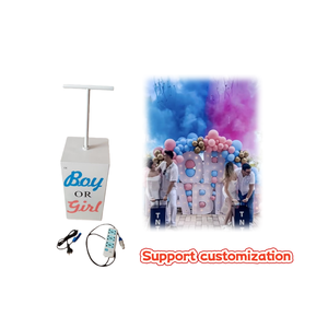 Cañón de Confeti Metálico para Fiestas, Baby Shower, Control Remoto, Revelación de Género, Uso en Exteriores - Product Image 5