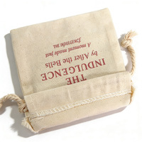 Sac de rangement en coton biologique, lin et toile, avec cordon de serrage, personnalisable avec logo promotionnel