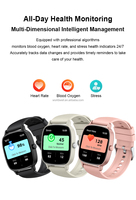 Reloj Inteligente en Oferta de Fábrica, Pantalla Táctil Completa de 1.85 Pulgadas, Resistente al Agua IP67, Magnético, para Llamadas Telefónicas, Frecuencia Cardíaca, Respuesta de Llamadas