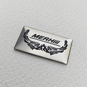 Customizable Modern Metal Smooth-Edge <strong>Silver</strong> Plated UV <strong>Printing</strong> 3D Embossed High Quality Engraved Aluminum Nameplate - Product Image 6
