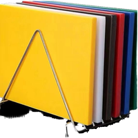 Planche à découper en HDPE résistante aux taches ZSPE pour les programmes de nutrition scolaire, service de restauration, planche à découper en plastique