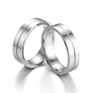 Hot Selling Stainless Steel Zircon Gold Plated <strong>Plus</strong> <strong>Size</strong> Couple <strong>Ring</strong> Birthday Party Wedding Gift <strong>Ring</strong> for Men and Women - Product Image 4
