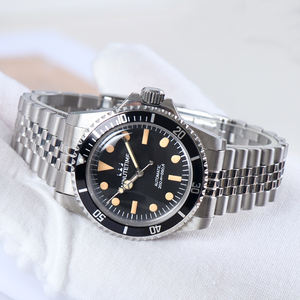 Reloj MINUTETIME Personalizado NH35, Reloj de Pulsera de Lujo Vintage con Esfera NH35, Movimiento Mecánico Automático, Resistente al Agua, de Acero Inoxidable para Hombre - Product Image 4