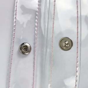 Bolsa de Pvc con asa Bolsas de asas de Pvc con logotipo impreso personalizado Bolsa de compras de viaje de Pvc - Product Image 4