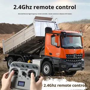 Huina Kabolite K5702 Camión Volquete de Control Remoto de 6 Canales, Escala <span class=keywords><strong>1</strong></span>:<span class=keywords><strong>14</strong></span>, Modelo de Vehículo de Ingeniería 6x6 con Elevador de Barra de Tornillo - Product Image 3