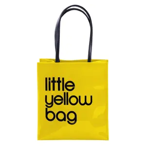 Novo produto pouco amarelo pequeno saco PVC neon fantasia sacos de bolsas de senhoras de saco da bolsa das mulheres