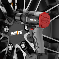 Kunci Impack Brushless 20V Torsi Tinggi 350Nm untuk Perbaikan Mobil Set Kunci Elektrik Tanpa Kabel 1/2 Inci