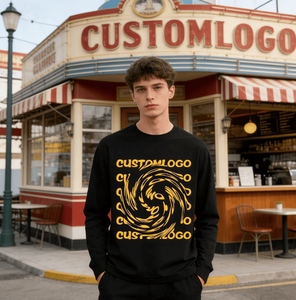 Vente directe d'usine, chemise longue d'hiver décontractée pour homme, coupe classique, imprimé tendance, écologique, 100% coton - Product Image 1