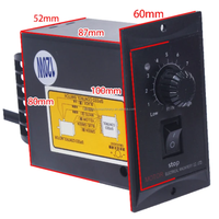 5RK40GN-CF 450-6.9RPM 220V 40W AC Moteur à vitesse variable à engrenage réversible 1:3: 180 Réducteur à courant alternatif avec boîte de réduction 5GN